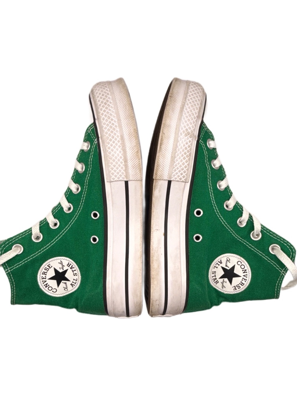 Converse Chuck Taylor All Star High Top Green Sneakers Women 6.5 Men 4.5 - Picture 6 of 13